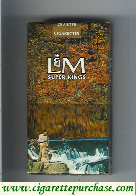 L&M Super Kings 100s cigarettes soft box